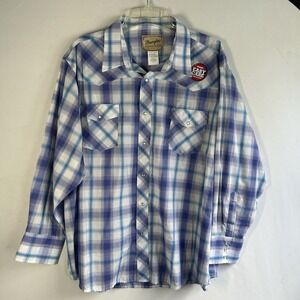 Wrangler ~ Men's ~ Ez Care Western Pearl Snap Long Sleeve Shirt New With Tags